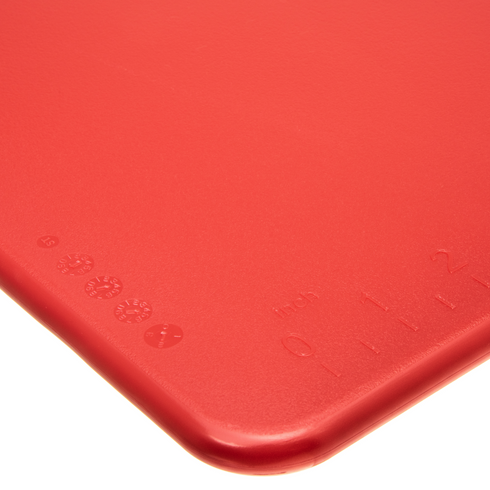 San Jamar | Planche à découper colorée Cut-N-Carry, 12" x 18" x 1/2"