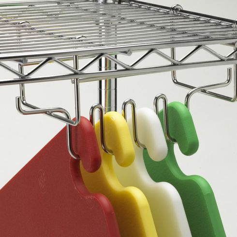 San Jamar | Ensemble de planches à découper colorées Cut-N-Carry, 6 pièces, 15" x 20" x 1/2"