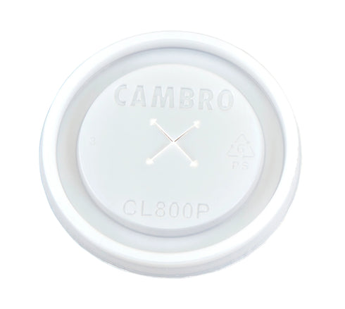 Cambro | Couvercle CamLids Colorware pour gobelet 8 oz (paquet de 1000)