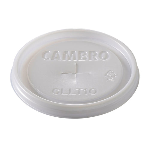 Cambro | Couvercle jetable CamLids Laguna pour 10 oz, translucide (paquet de 1000)
