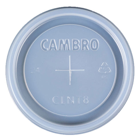 Cambro | Couvercle jetable pour gobelet CamLids, 8 oz, translucide (paquet de 1000)
