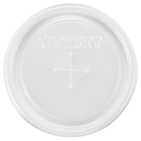 Cambro | Couvercle CamLids jetables pour gobelet Lido, 6 oz (paquet de 1 000)