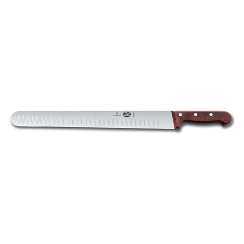 Victorinox | Couteau à trancher, Granton Edge, 14", manche en bois