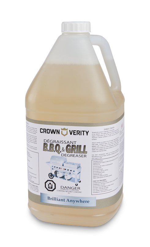 Couronne Vérité | Nettoyant dégraissant pour barbecue et grill EZ-Clean, 4 L (paquet de 4)