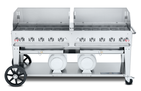 Couronne Vérité | Gril Club Series 72", Réservoirs horizontaux, Pare-vent 2 x 36", Propane
