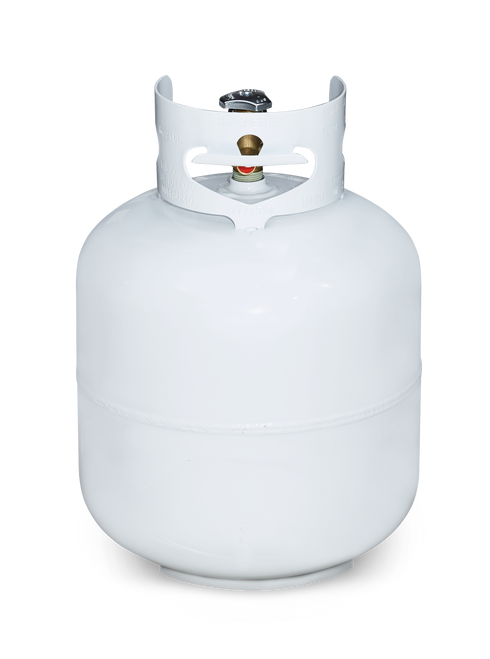 Couronne Vérité | Réservoir/cylindre de propane, blanc (ne contient pas de propane)