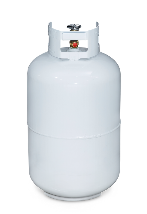 Couronne Vérité | Réservoir/cylindre de propane, blanc (ne contient pas de propane)