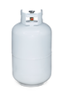 Couronne Vérité | Réservoir/cylindre de propane, blanc (ne contient pas de propane)