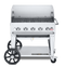 Crown Verity Mobile 36" Gas Grill with Windguard