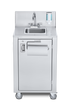 Crown Verity CV-PHS-4 Portable Space Saving Handwashing Sink Unit, Hot & Cold, Fresh & Waste Water Tanks, 120 V