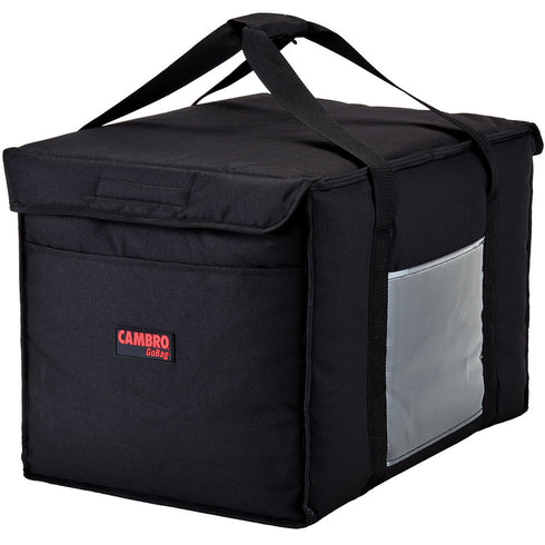 Cambro | Sac de livraison pliable GoBag, 21" x 14" x 14", noir
