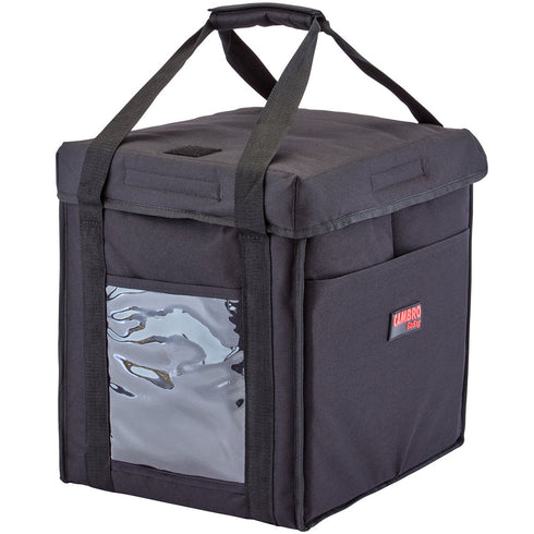 Cambro GoBag Folding Delivery Bag, 12" x 15" x 15", Black