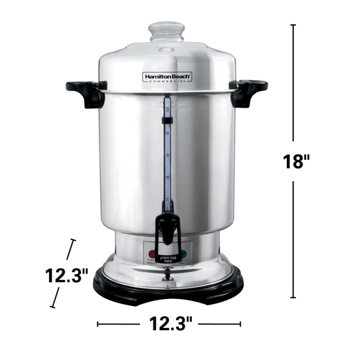 Hamilton Beach | Urne à café commerciale de luxe, 60 tasses, acier inoxydable, 120V