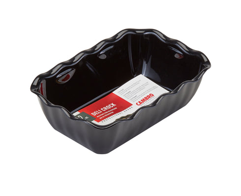 Cambro | Bac de présentation Noir, 2,2 pintes