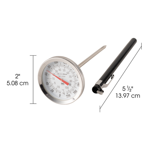 Articles de signature | Thermomètre à cadran à lecture instantanée, cadran 2"
