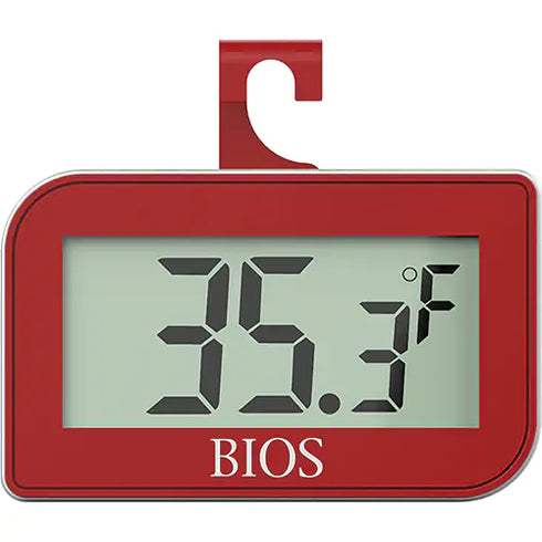 BIOS Digital Fridge / Freezer Thermometer with Russell Hendrix Logo, FINAL SALE
