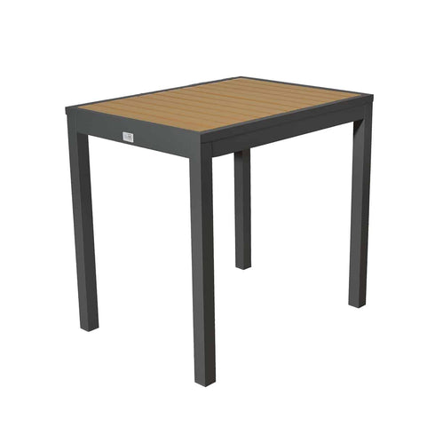 Meubles BUM | Table de salle à manger en aluminium Marco Polywood, 32" x 24"