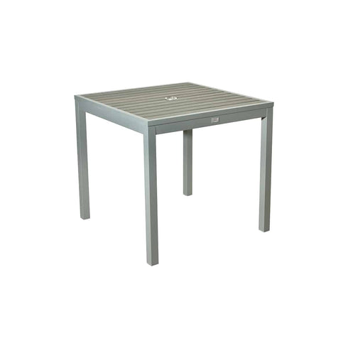 Meubles BUM | Table de salle à manger en aluminium Marco Polywood, 32" x 32"