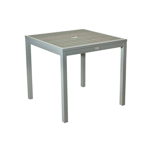 Meubles BUM | Table de salle à manger en aluminium Marco Polywood, 36" x 36"