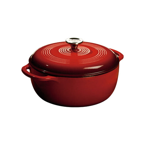 Lodge Dutch Oven, 6 qt, Enamel Cast Iron, FINAL SALE