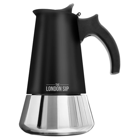 London Sip Stovetop Espresso Coffee Maker, 6 cup