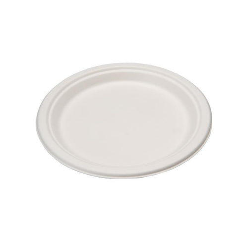 Éco-Emballage | Assiette à dîner compostable, 9" (paquet de 500)