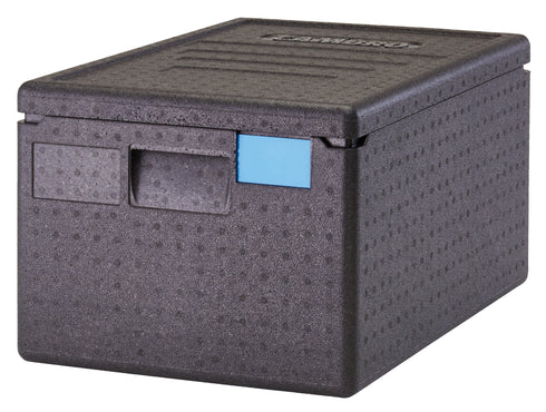 Cambro | Cam GoBox conteneur de transport isotherme à chargement par le haut, capacité de 4 bacs gastronome, noir