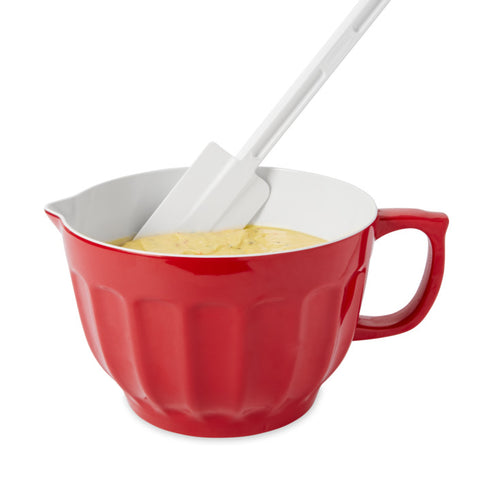 Caoutchouc | Spatule grattoir, blanche