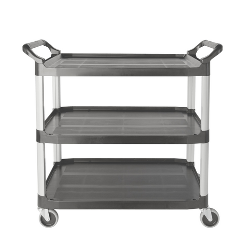 Rubbermaid Xtra 3 Shelf Utility Cart, 300 lb