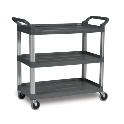 Rubbermaid Xtra 3 Shelf Utility Cart, 300 lb