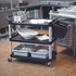 Rubbermaid Xtra 3 Shelf Utility Cart, 300 lb