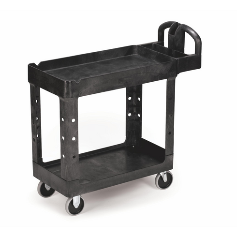 Caoutchouc | Chariot utilitaire robuste à poignée Ergo, 18" x 39", Capacité 500 lb