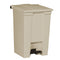 Rubbermaid Legacy Step-On Container, Beige, FINAL SALE