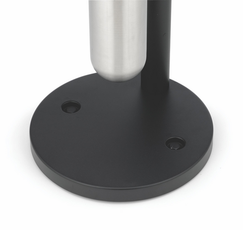 Caoutchouc | Récipient pour fumoir à montage sur base Infinity, acier inoxydable/noir