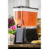 Artisanat de table | Distributeur de boissons Slimline, 3 gallons, plastique noir/transparent
