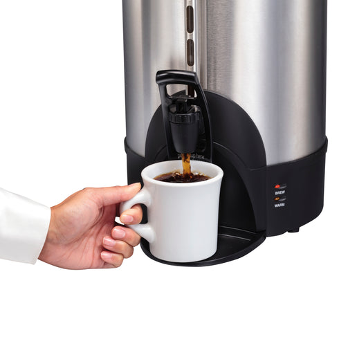 Hamilton Beach | Urne à café commerciale, 40 tasses, acier inoxydable, 120V