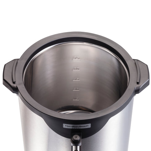 Hamilton Beach | Urne à café commerciale, 75 tasses, acier inoxydable, 120V