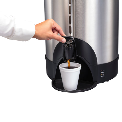 Hamilton Beach | Urne à café commerciale, 75 tasses, acier inoxydable, 120V
