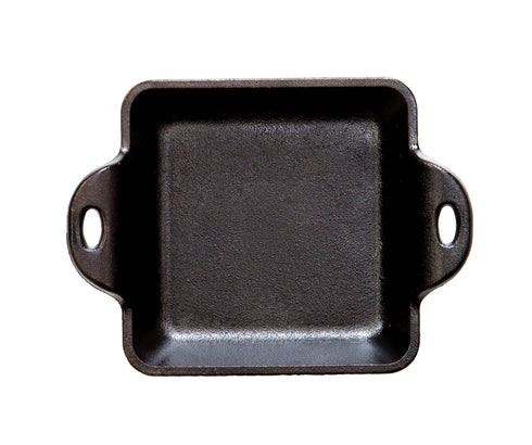 Lodge Heat Treated Cast Iron Mini Square Server, 10 oz, FINAL SALE