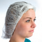 Superior Glove Hairnet, Pleated Style, White (100-pack)