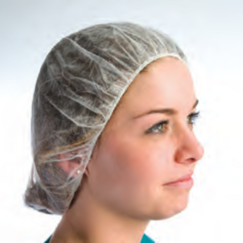 Superior Glove Hairnet, Bouffant Style, White (100-pack)