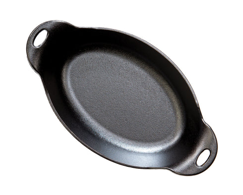 Lodge Heat Treated Cast Iron Oval Server, 36 oz, FINAL SALE