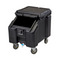 Cambro | Chariot à glace SlidingLid, 100 lb, noir
