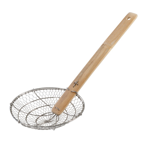 Joyce Chen Spider Strainer, Stainless Steel/Bamboo Handle