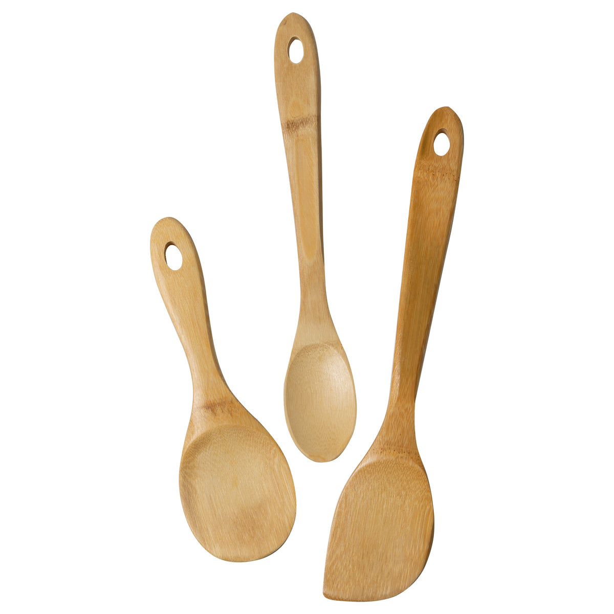 Joyce Chen Stir Fry Utensil Set, 3 Pieces, Bamboo