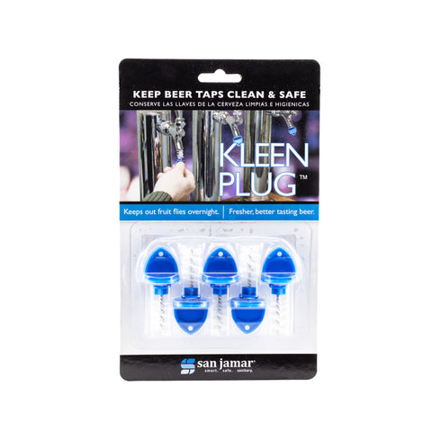 San Jamar | Brosse et joint pour robinet de bière Kleen Plug (paquet de 5)