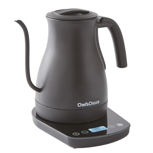 Chef'sChoice Cordless Electric Gooseneck Kettle with Temperature Control, 1 L, 120V