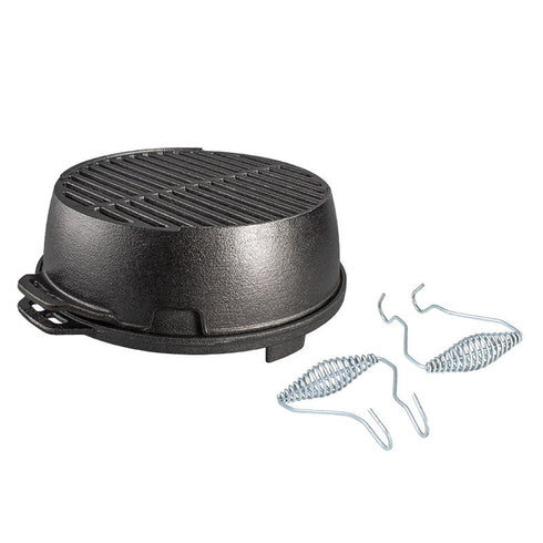 Lodge Kickoff Grill Portable Cast Iron Grill, 12", FINAL SALE