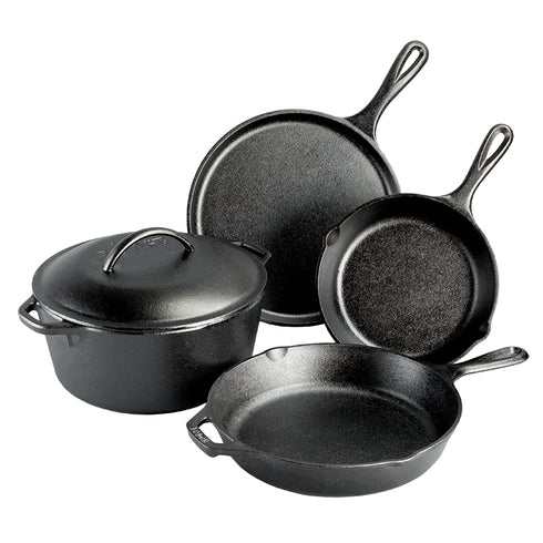 Lodge 5 Piece Cast Iron Cookware Set, FINAL SALE