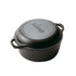 Lodge Cast Iron Double Dutch Oven, 5 Qt